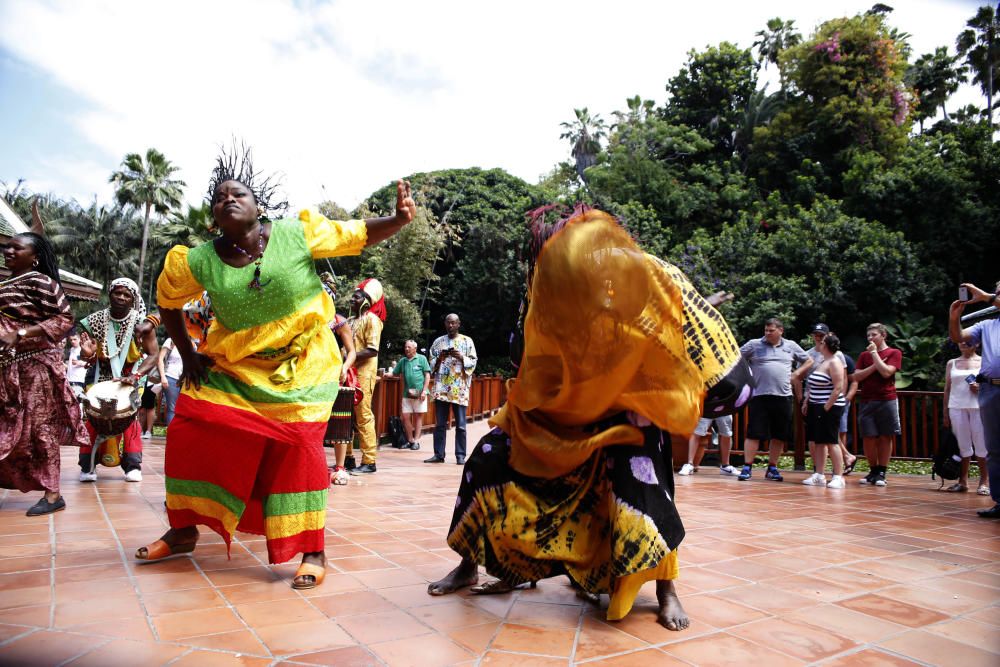 Delia Padrón Inauguración del Lion's Kingdom, la exhibición de los leones africanos, en Loro Parque