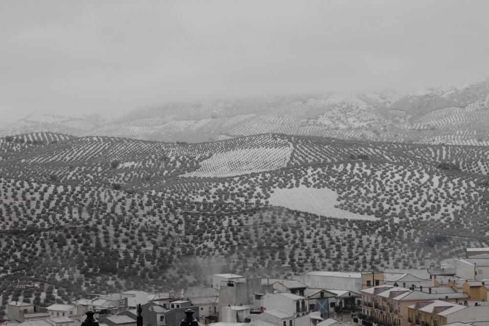 Nieve en la provincia, el último regalo de los Reyes.