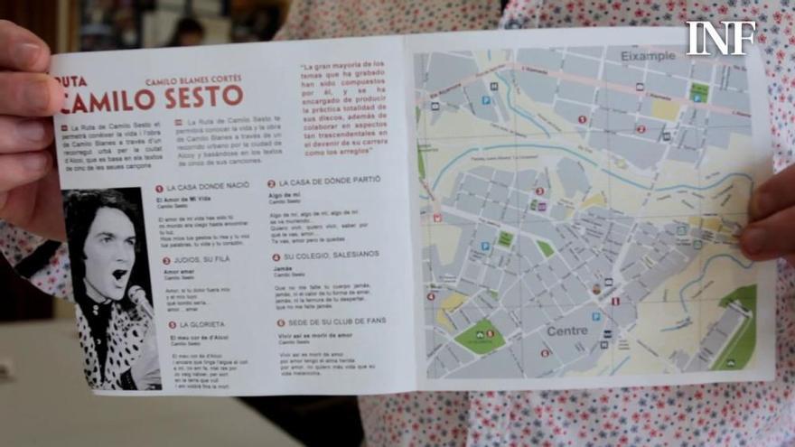 Alcoy diseña una ruta urbana sobre Camilo Sesto