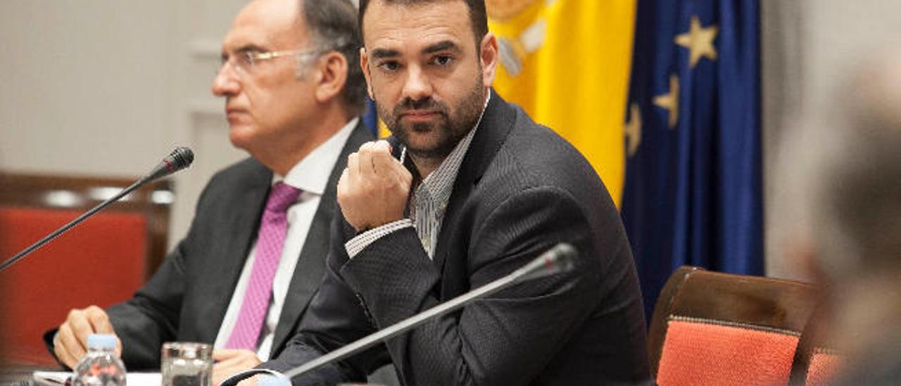 Aarón Afonso, consejero de Presidencia, Igualdad y Justicia del Gobierno de Canarias.