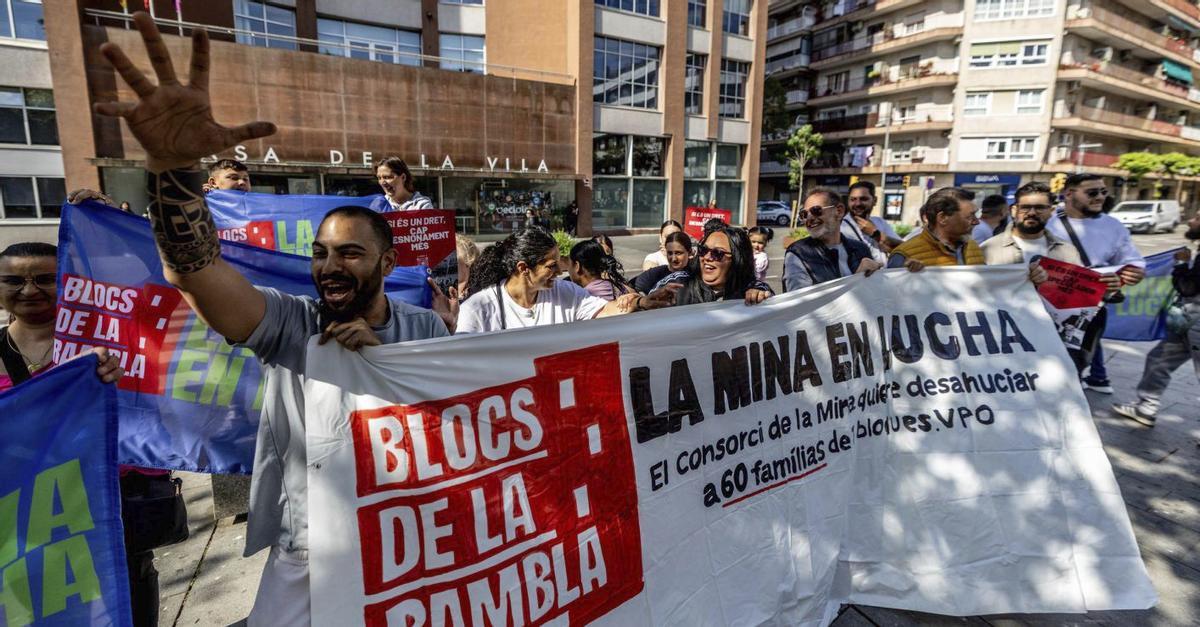 La justícia ordena desallotjar pisos ocupats a la Mina