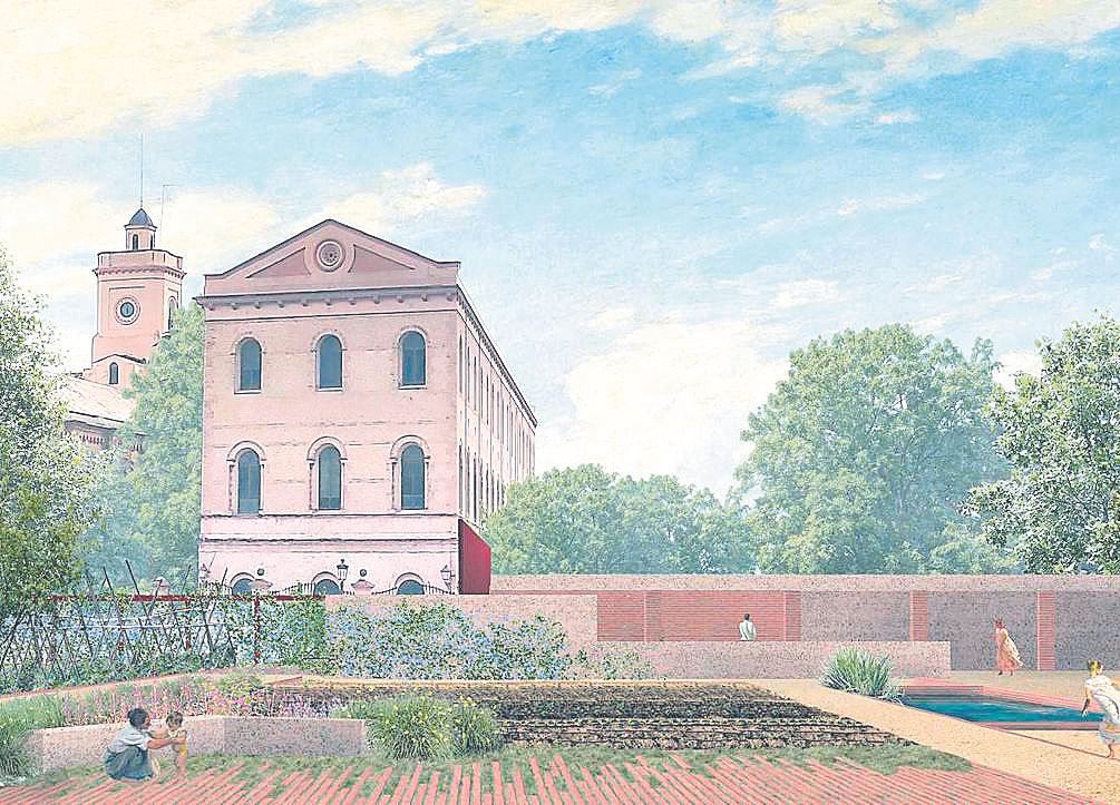 Futuro jardín agrícola en el actual solar de Jesuitas