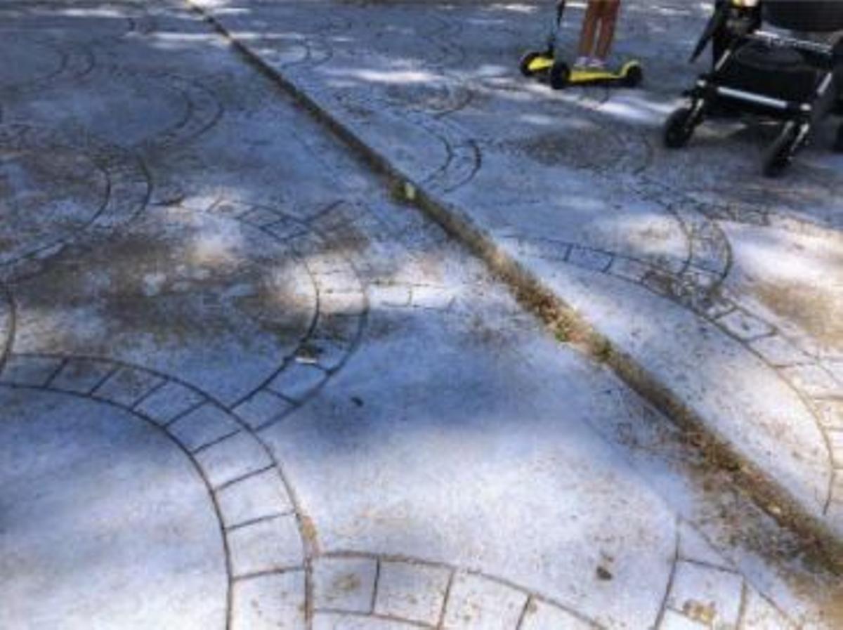 La plaza Islas Canarias de Calatayud, en su estado actual.