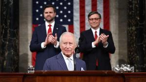 Trump elogia al rey Carlos III: logró que los demócratas se pusieran de pie