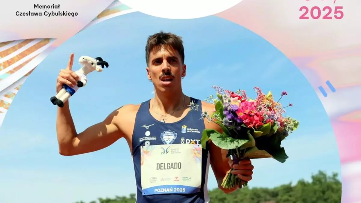 Jesús David Delgado bate su récord de España de 400 vallas