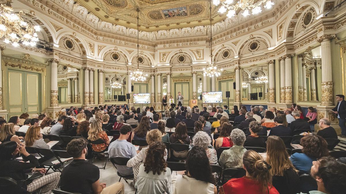 El acto de este martes de la Fundació Tot Raval, en Barcelona
