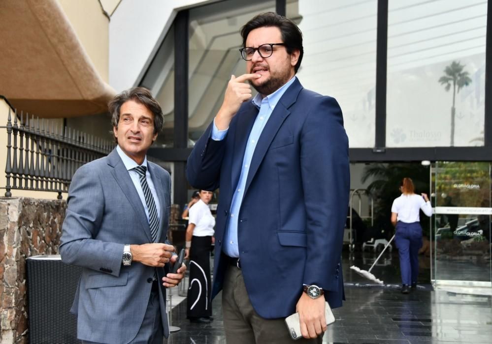 Encuentro de Pablo Casado (PP) con hoteleros en el sur de Gran Canaria