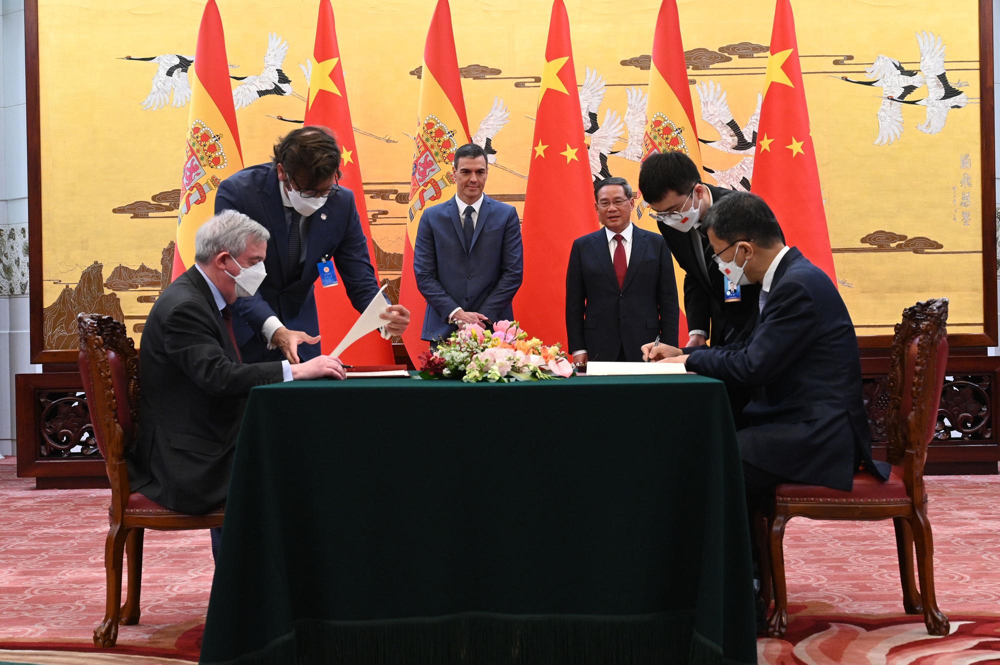 Visita del presidente español Pedro Sánchez a China