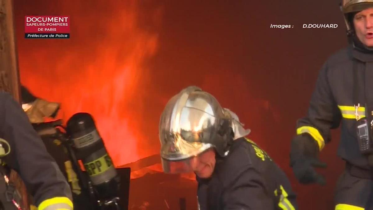 Los bomberos temen por la estabilidad de la fachada lateral de Notre Dame