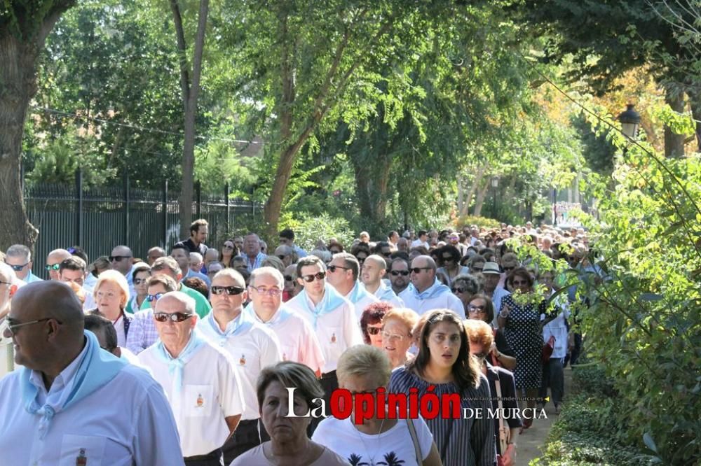 La Virgen de las Huertas llega a Lorca para las fiestas