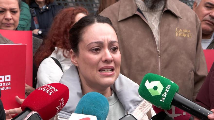 Una compañera de la educadora asesinada en Badajoz entre lágrimas: "Al final ha pasado lo que temíamos todos"