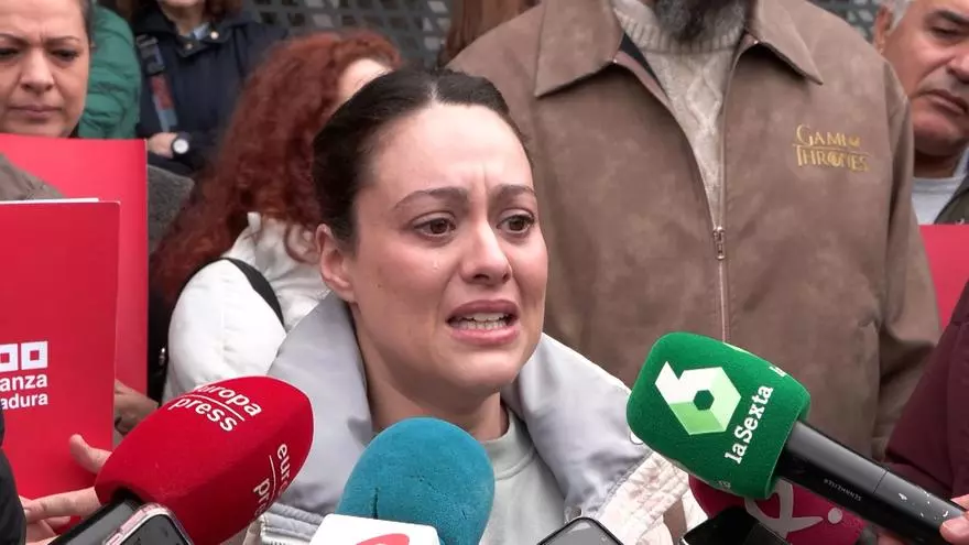 Una compañera de la educadora asesinada en Badajoz entre lágrimas: "Al final ha pasado lo que temíamos todos"