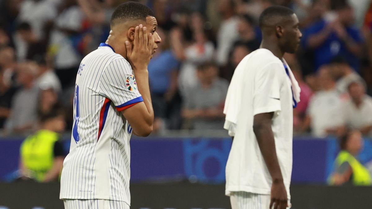 Kylian Mbappé, después de caer eliminado con Francia en la pasada Eurocopa.