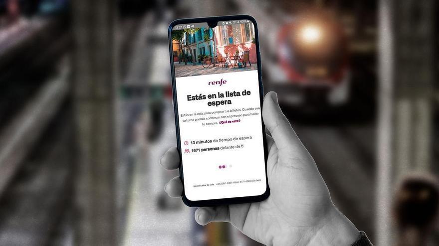 La fiebre por los billetes baratos del tren a Madrid genera colas virtuales y atasca la web de Renfe