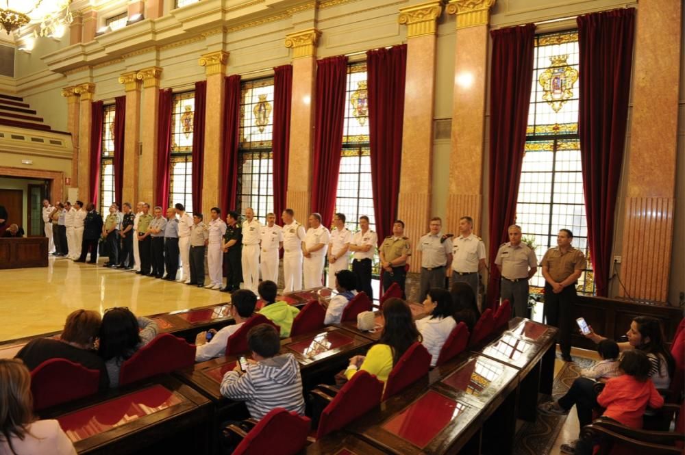 Recepción de Agregados de Defensa Militares Navales y Aéreos