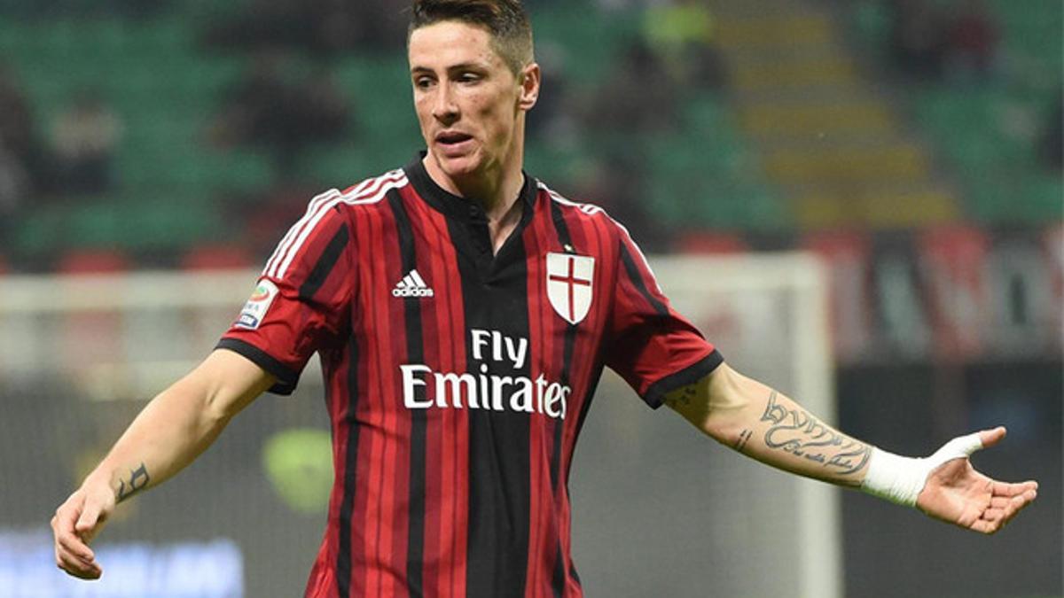Fernando Torres ha cumplido una decepcionante media temporada en Milán