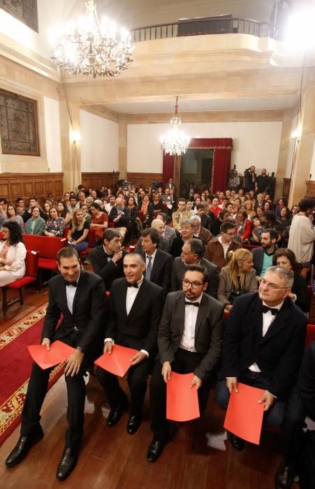 Les Luthiers en el paraninfo de la Universidad de Oviedo