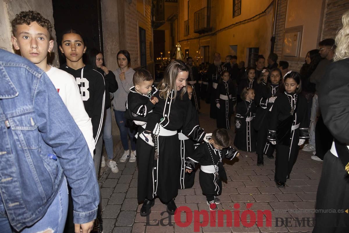 Los niños toman las calles de Caravaca en la procesión de Lunes Santo