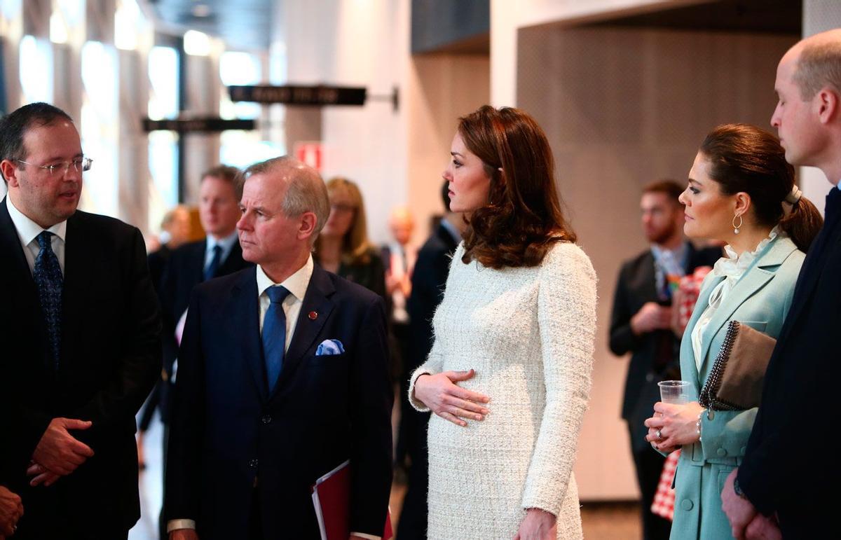 El tierno gesto de Kate Middleton con vestido de Alexander McQueen