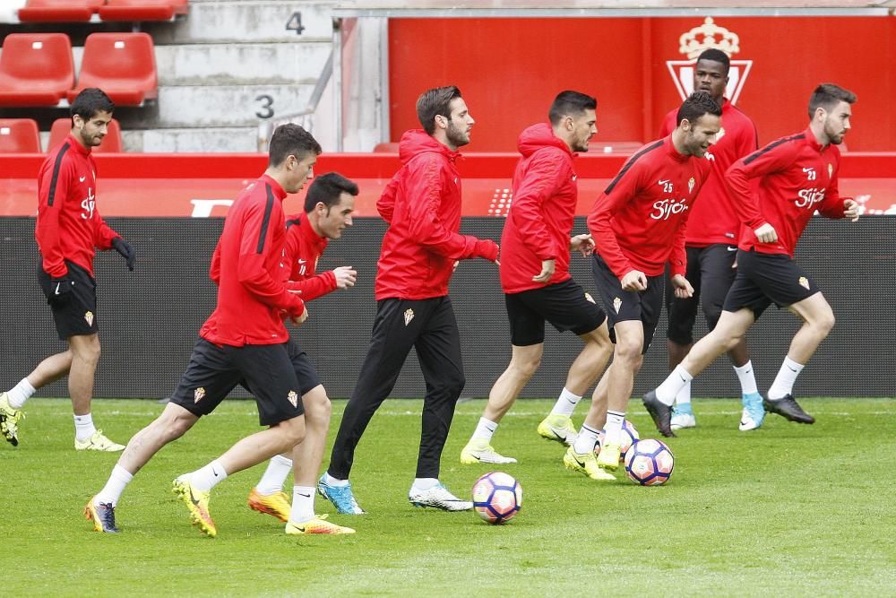 Entrenamiento del Sporting