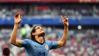 El valencianismo se ilusiona con Cavani tras un tuit del club