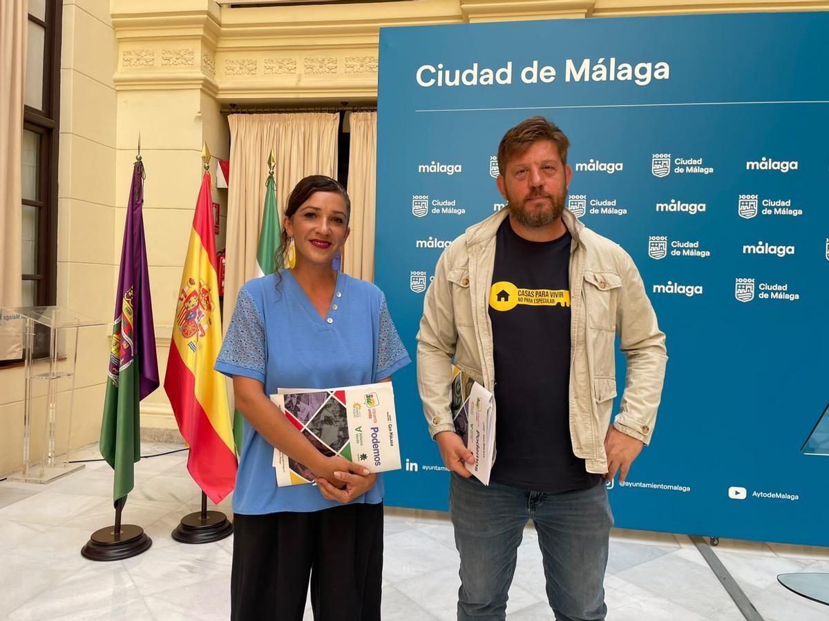 Toni Morillas y Nico Sguiglia, concejales de Con Málaga