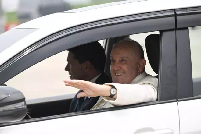 El Papa, recibido en Indonesia