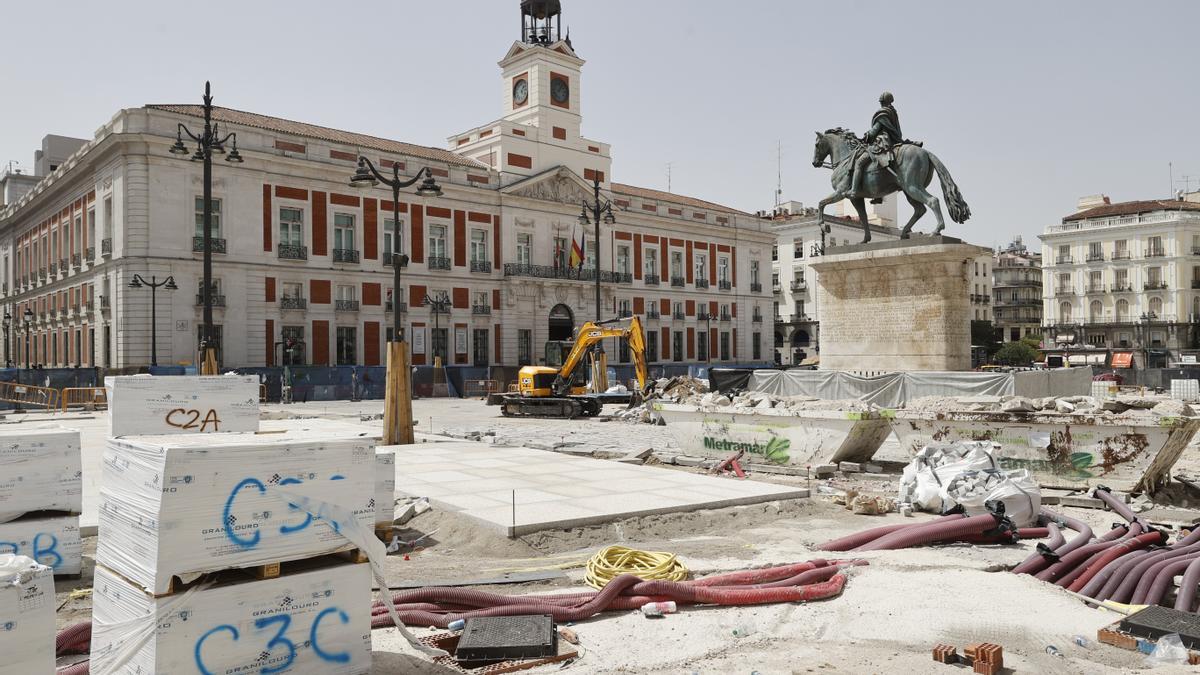 Obras de Remodelación de la Puerta del Sol