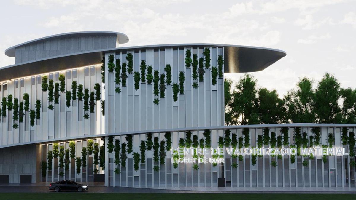 Recreació virtual de la planta de tractament que projecten a Lloret de Mar