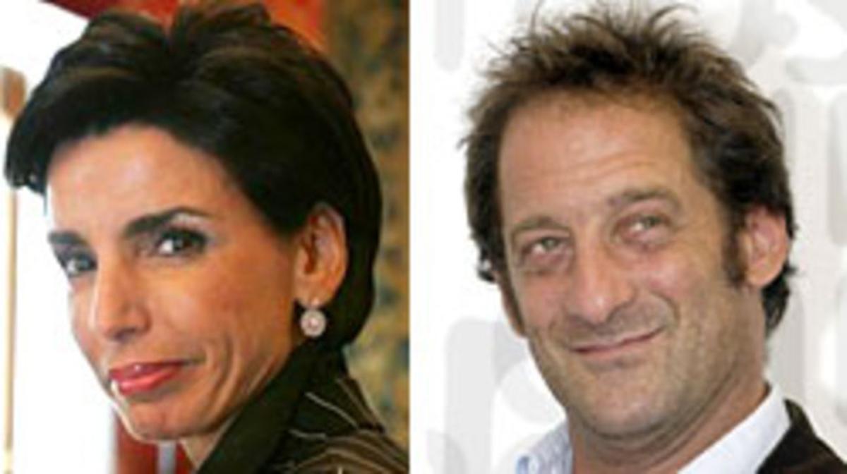 Rachida Dati i Vincent Lindon. Rachida Dati i Vincent Lindon.