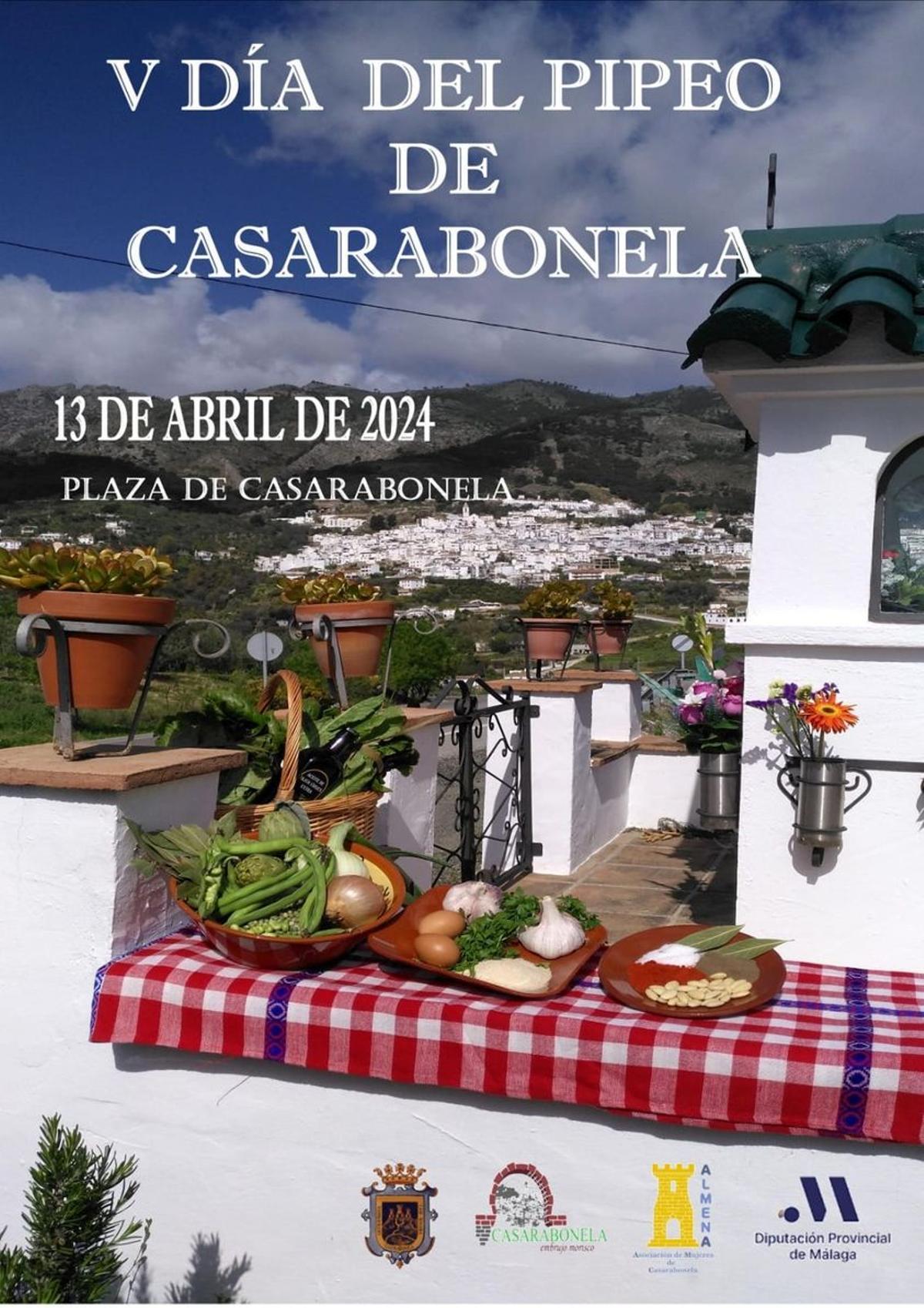 Cartel de la quinta edición del Día del Pipeo de Casarabonela.