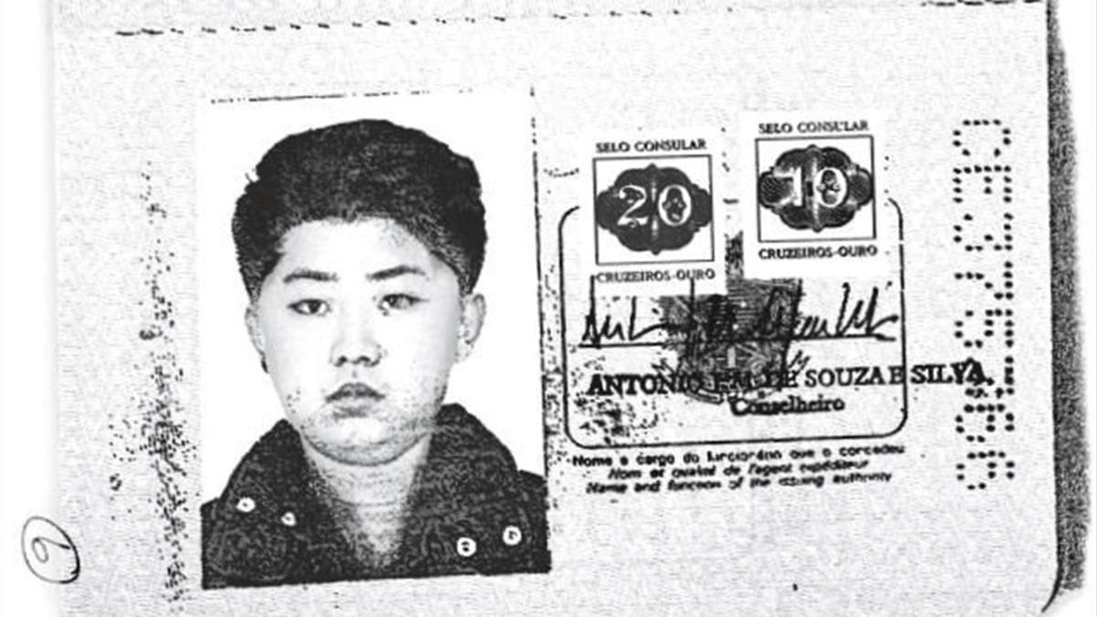 Fotocopia del pasaporte brasileño falso de Kim Jong-un.