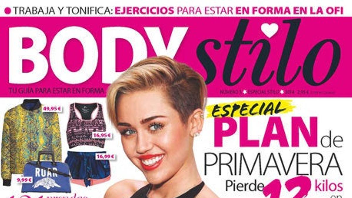 Miley Cyrus portada de Body Stilo