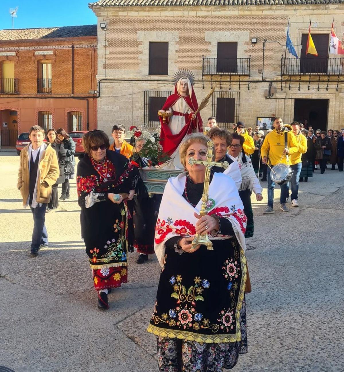 Las águedas toman el mando en los pueblos de Zamora