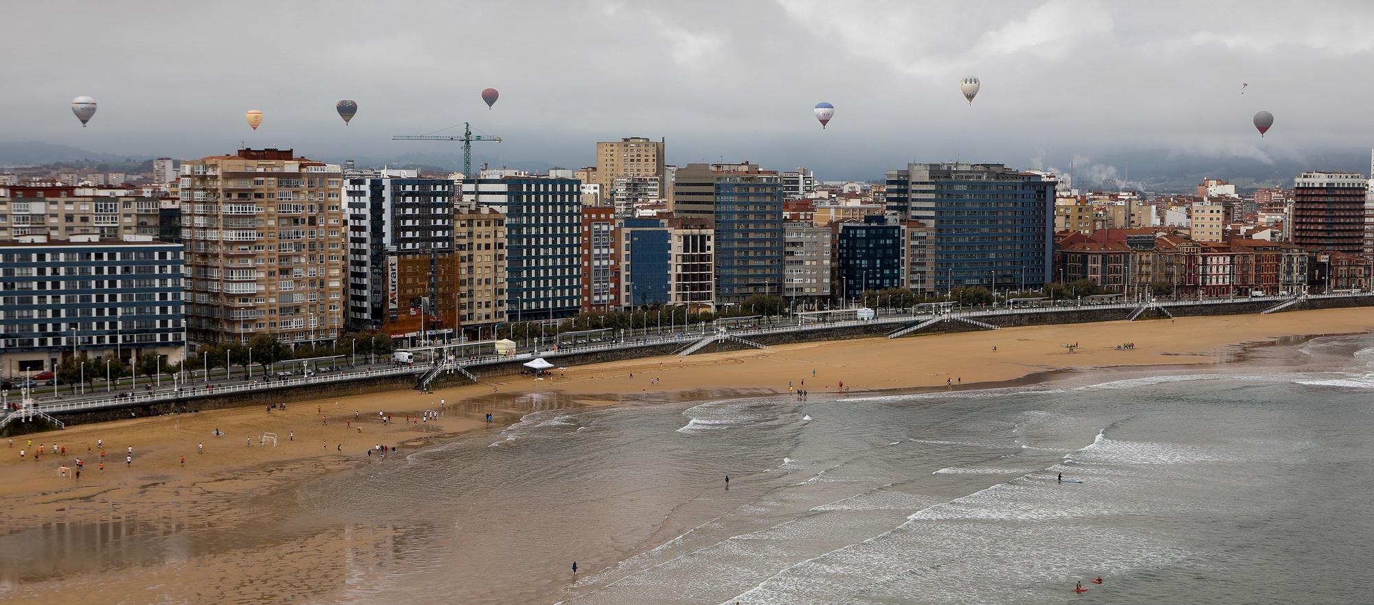 En imágenes: Así se ve Gijón desde el aire