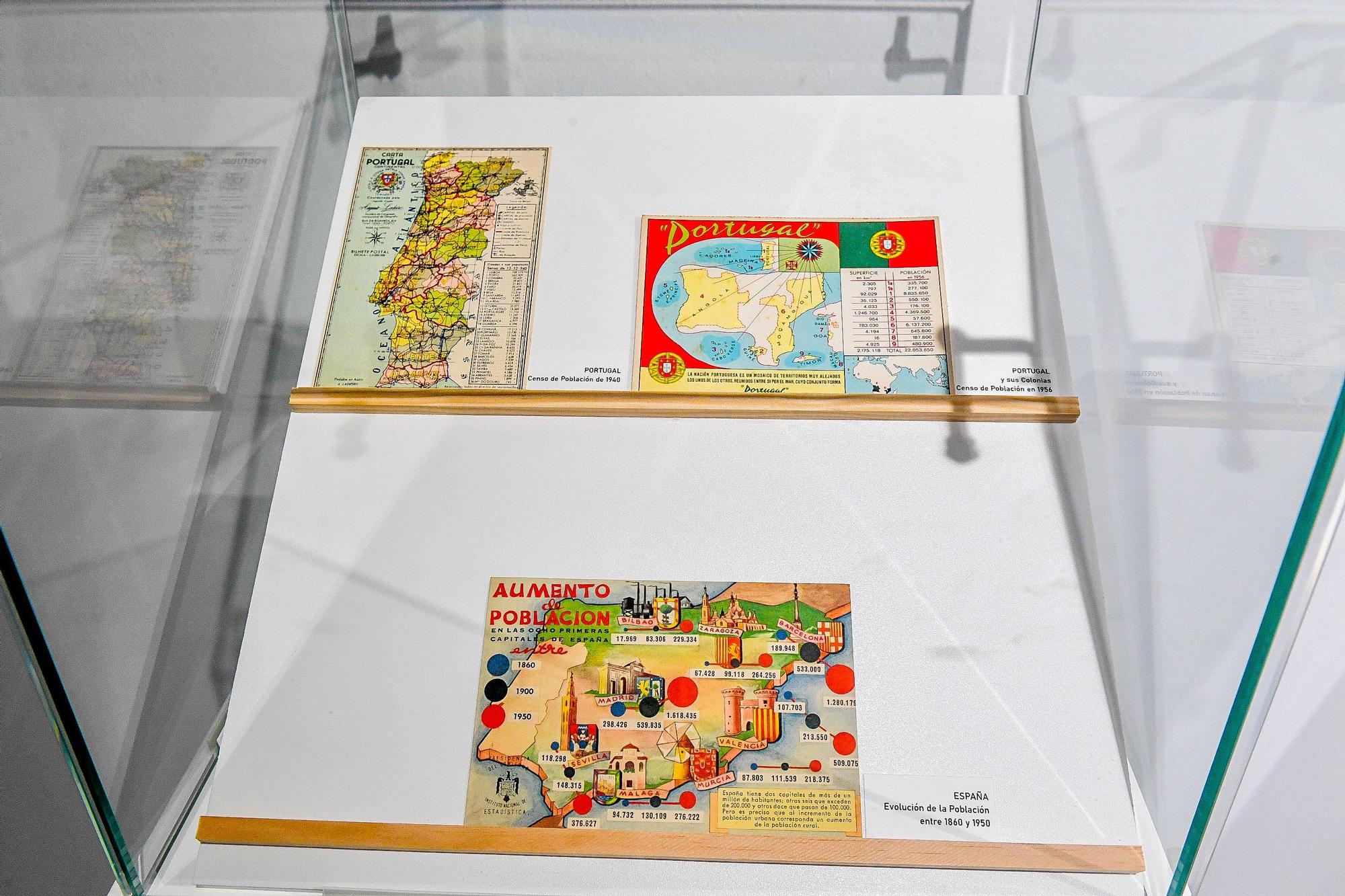 Exposición 'La cartografía en las tarjetas postales' en el Museo Elder