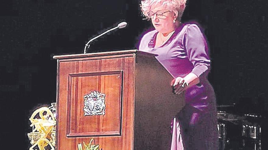 María Dolores Márquez ha ofrecido un pregón en Cabra.