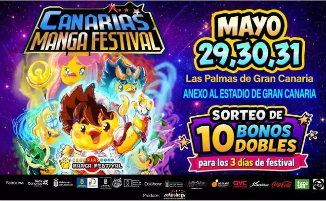 LA PROVINCIA sortea 10 bonos dobles para vivir el Canarias Manga Festival 2026: así puedes conseguirlos