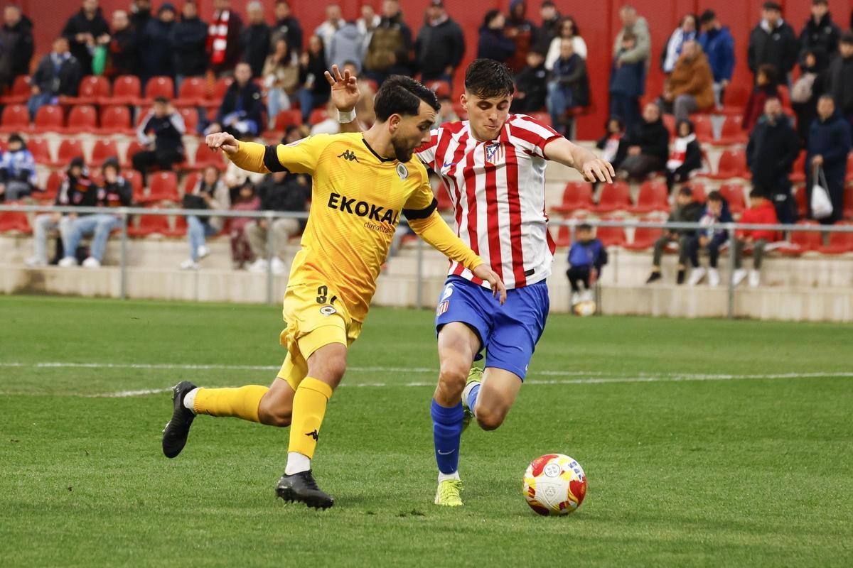 Las mejores imágenes del Atlético de Madrid B - Hércules CF