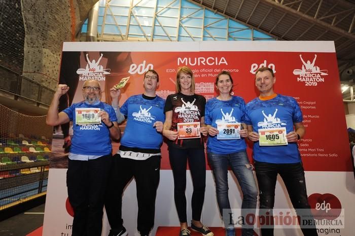 Entrega de dorsales de la Maratón de Murcia