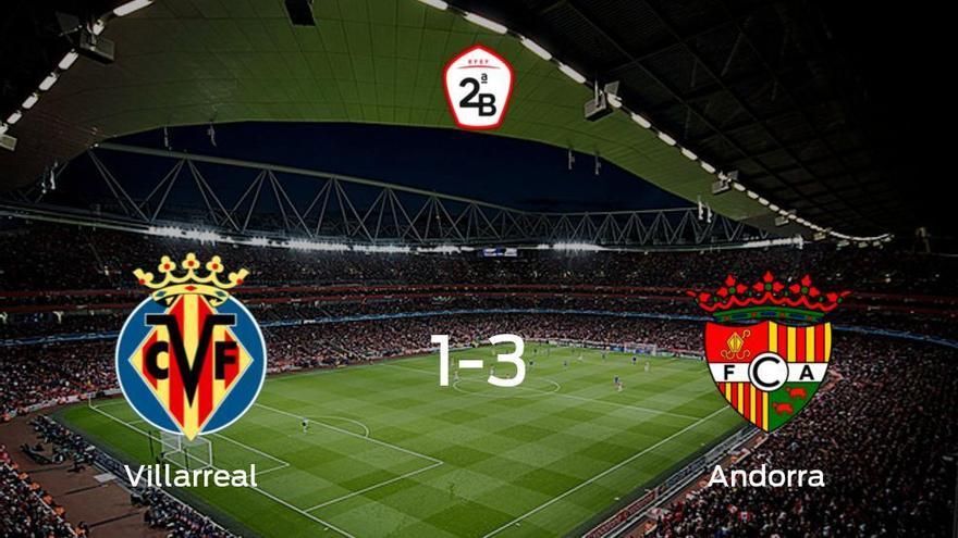 El FC Andorra se lleva tres puntos a casa tras derrotar 1-3 al Villarreal B