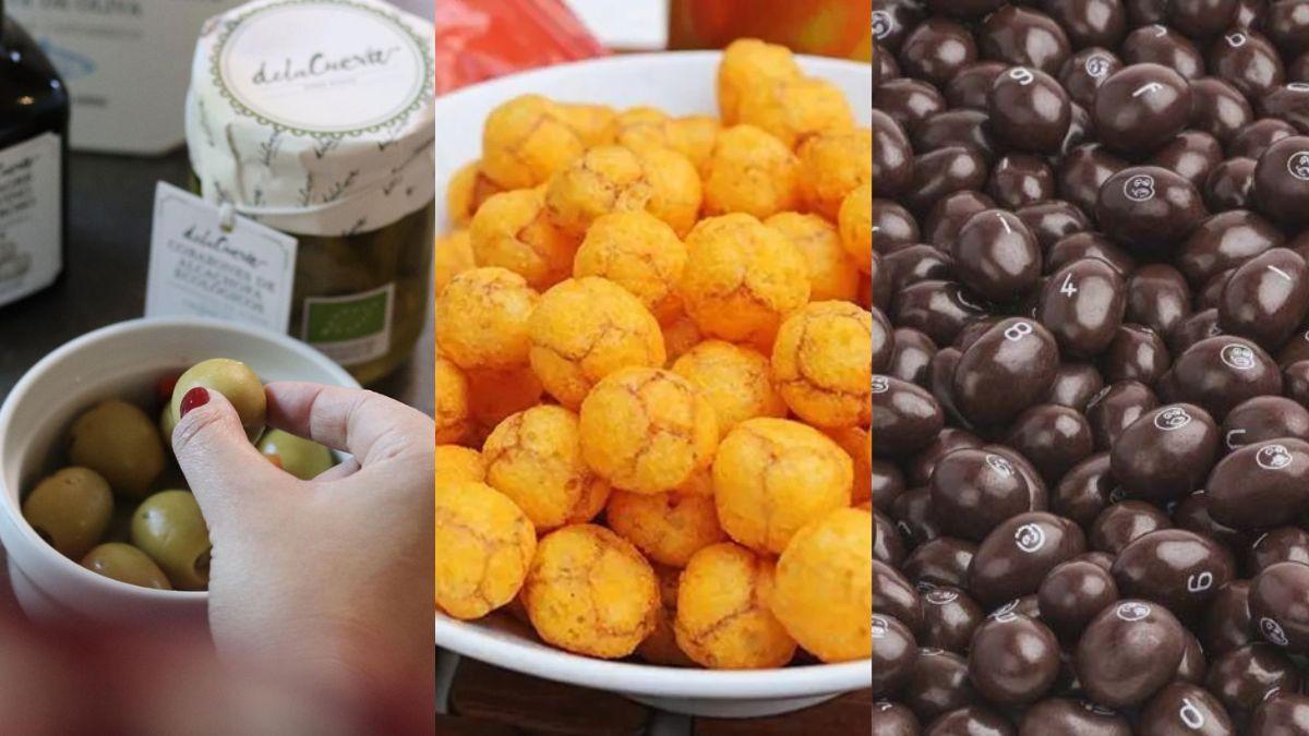 Olives, Pelotazos o Conguitos, alternatives al raïm