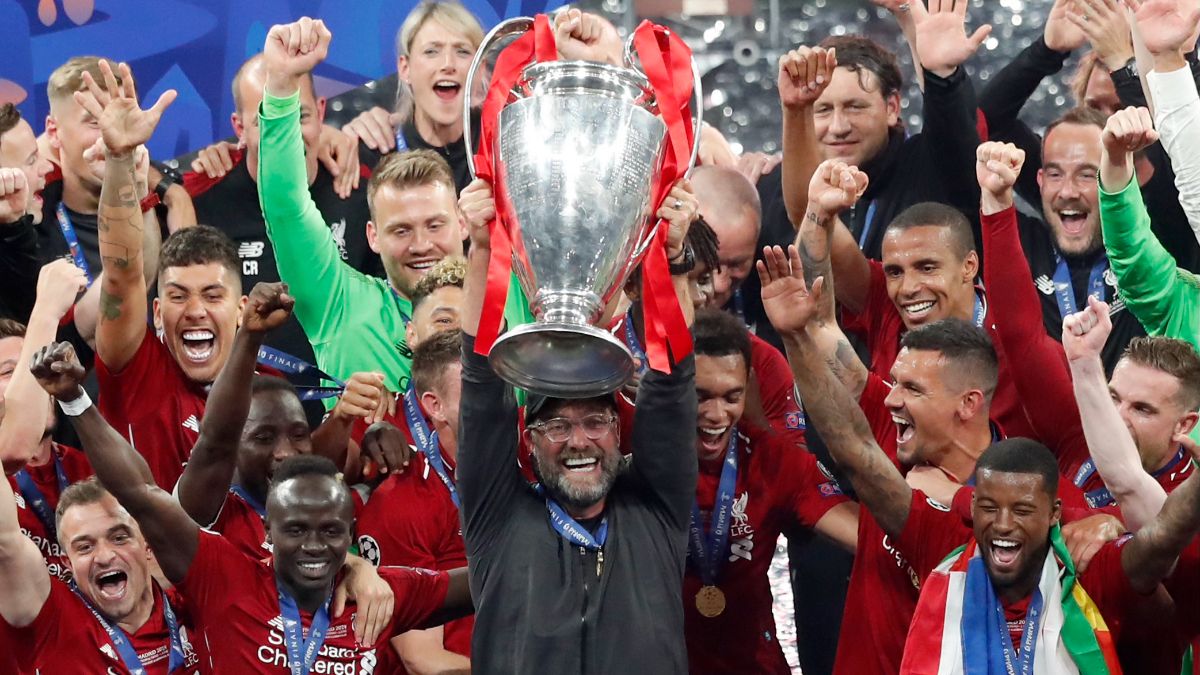 Jürgen Klopp, con el título de la Champions