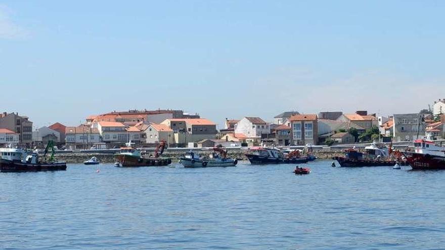 Muelle de O Xufre, en A Illa de Arousa. // Noé Parga