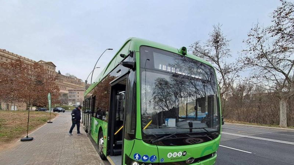 Imatge d'arxiu d'un bus urbà de Manresa