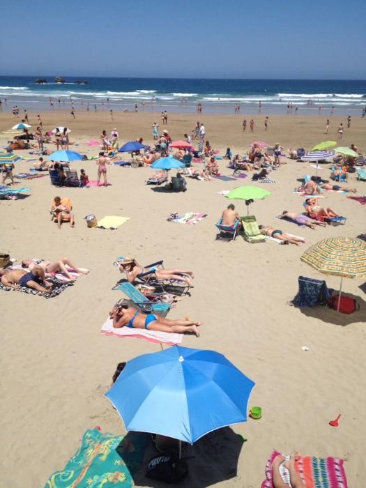 Playa del Aguilar en Muros del Nalón.