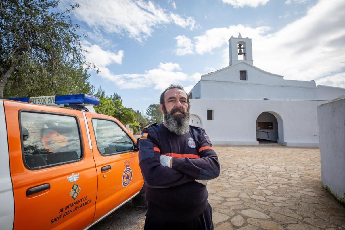 Juan Escandell, Jefe de la Agrupación de Protección Civil de Sant Joan