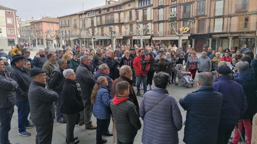 Manifestación de apoyo a Tomás del Bien en Toro.