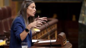 Miriam Nogueras, Junts, en el Congreso de los Diputados.