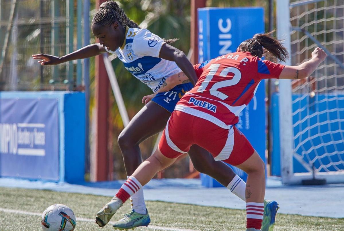 Rinsola Babajide y Alba. | UD TENERIFE